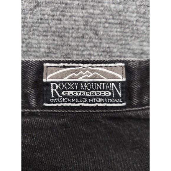 Rockies Jeans Womens 32/13 Black Bareback Western Riding Cowgirl Vtg - Picture 3 of 12